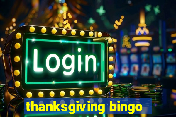 thanksgiving bingo